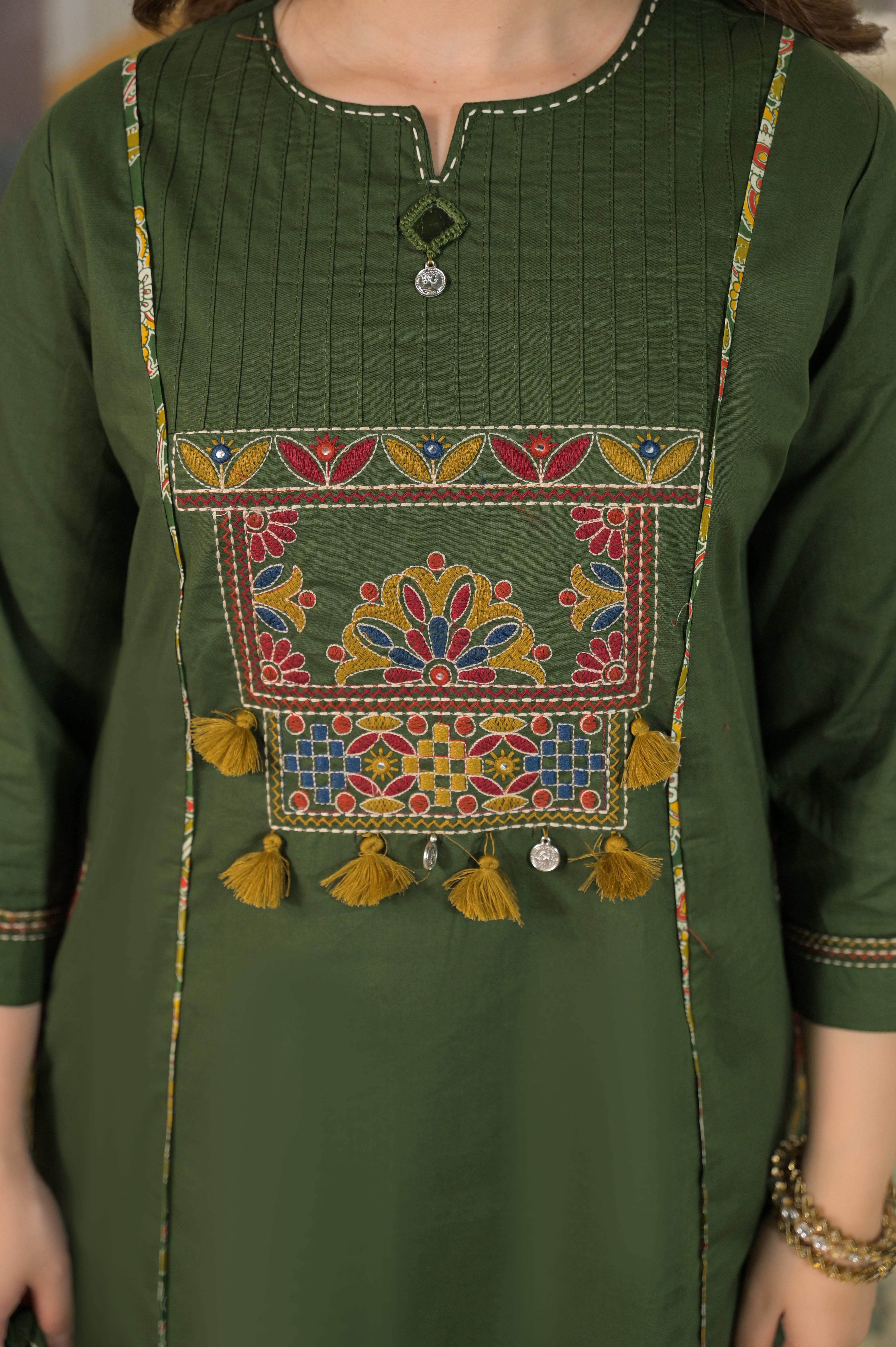 Mehfil Grace Embroidered Cotton Suit Set with Dupatta