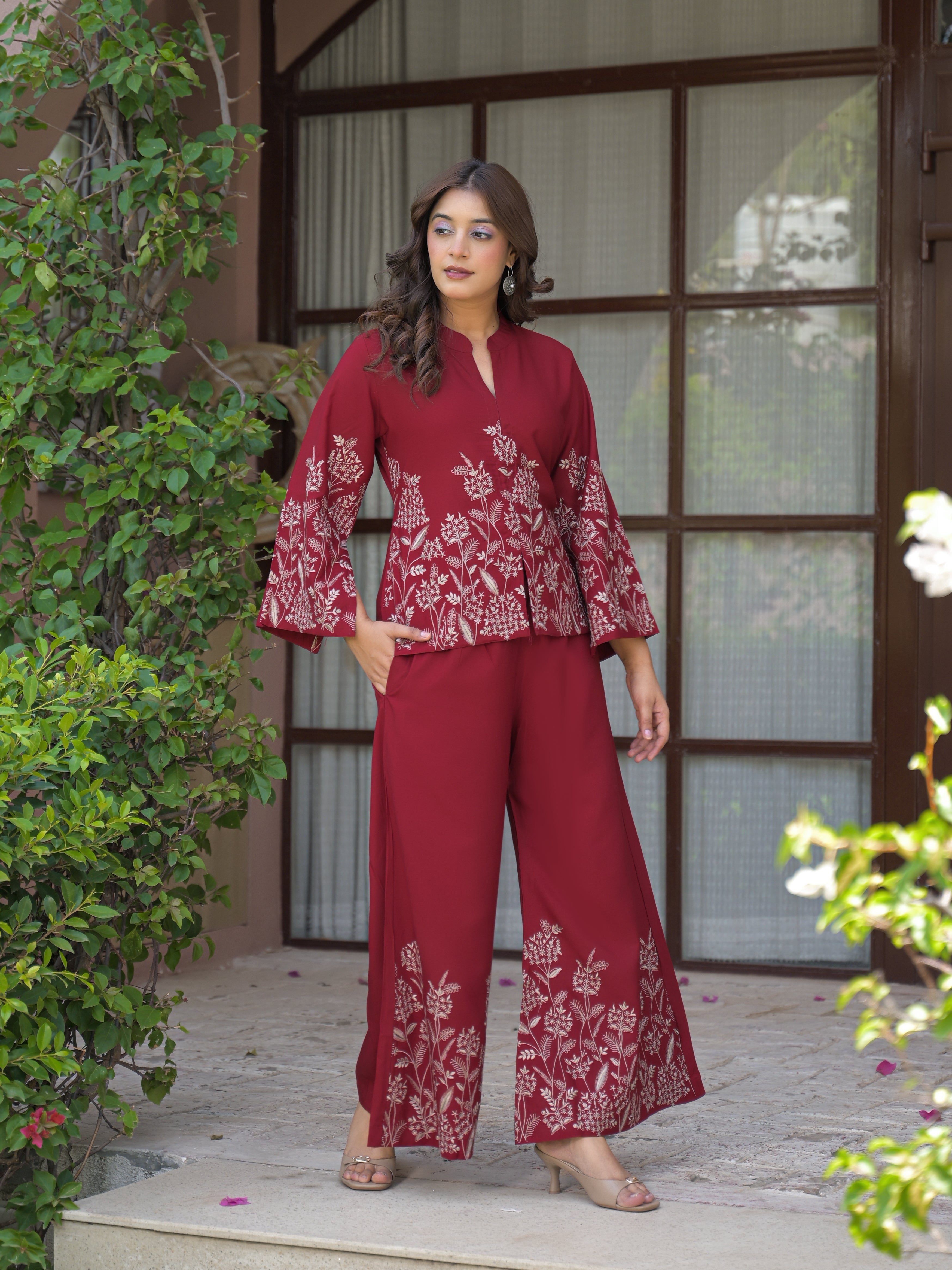Élan Flora Luxe Coord Set