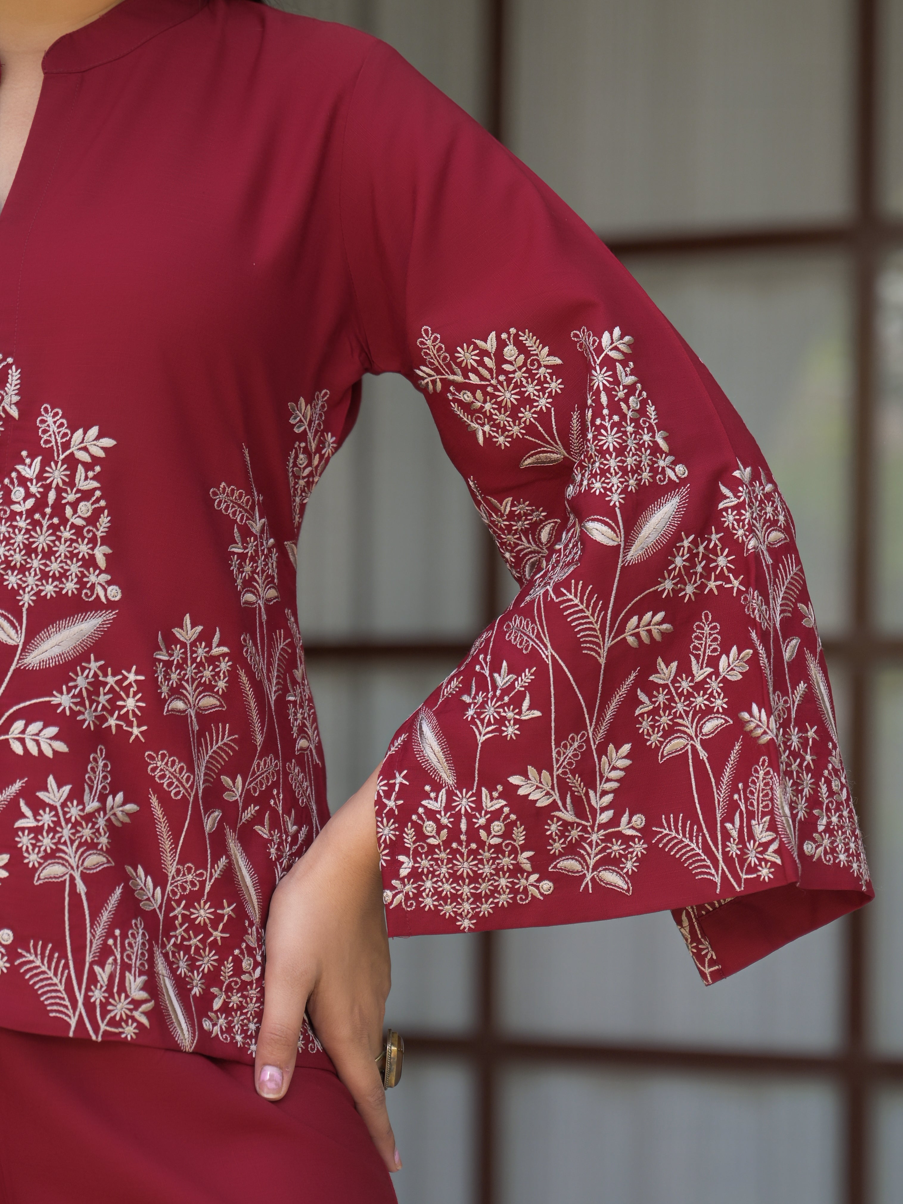 Élan Flora Luxe Coord Set