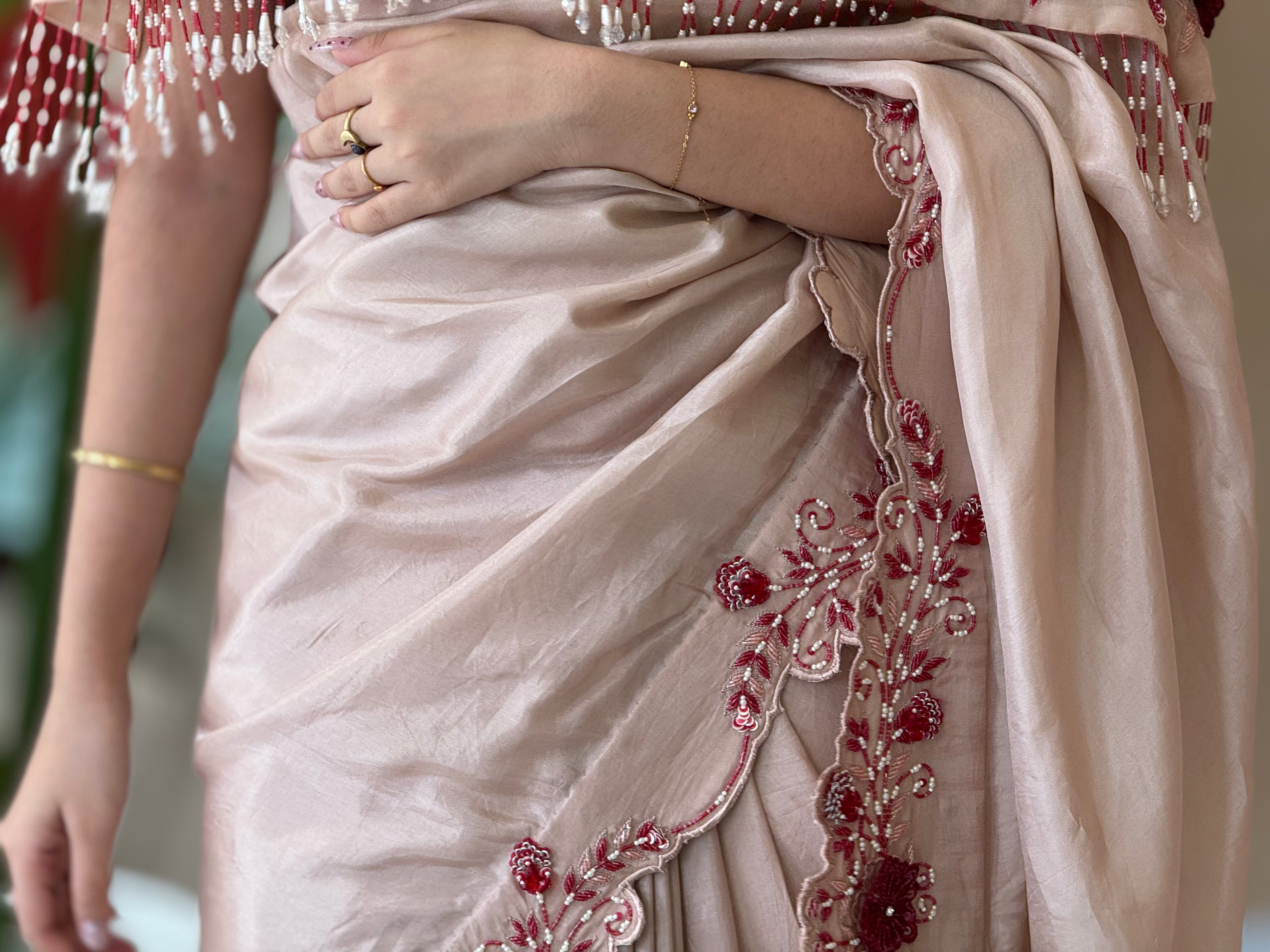 Blush Bloom Saree