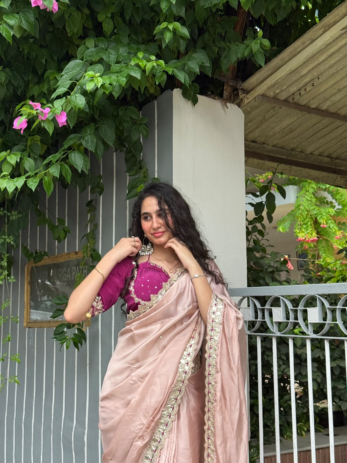 Blush Gulab Saree