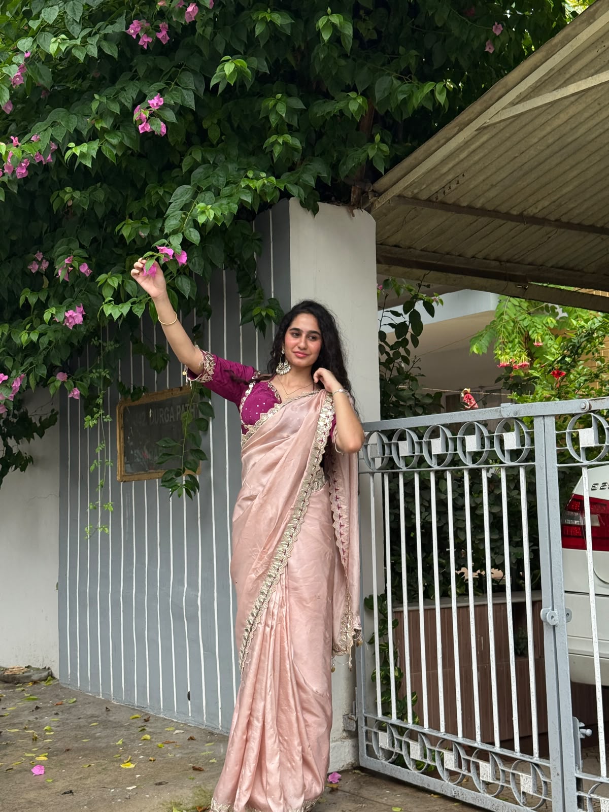 Blush Gulab Saree