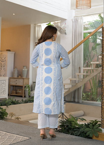Gulnaar Soft Cotton Floral Suit Set