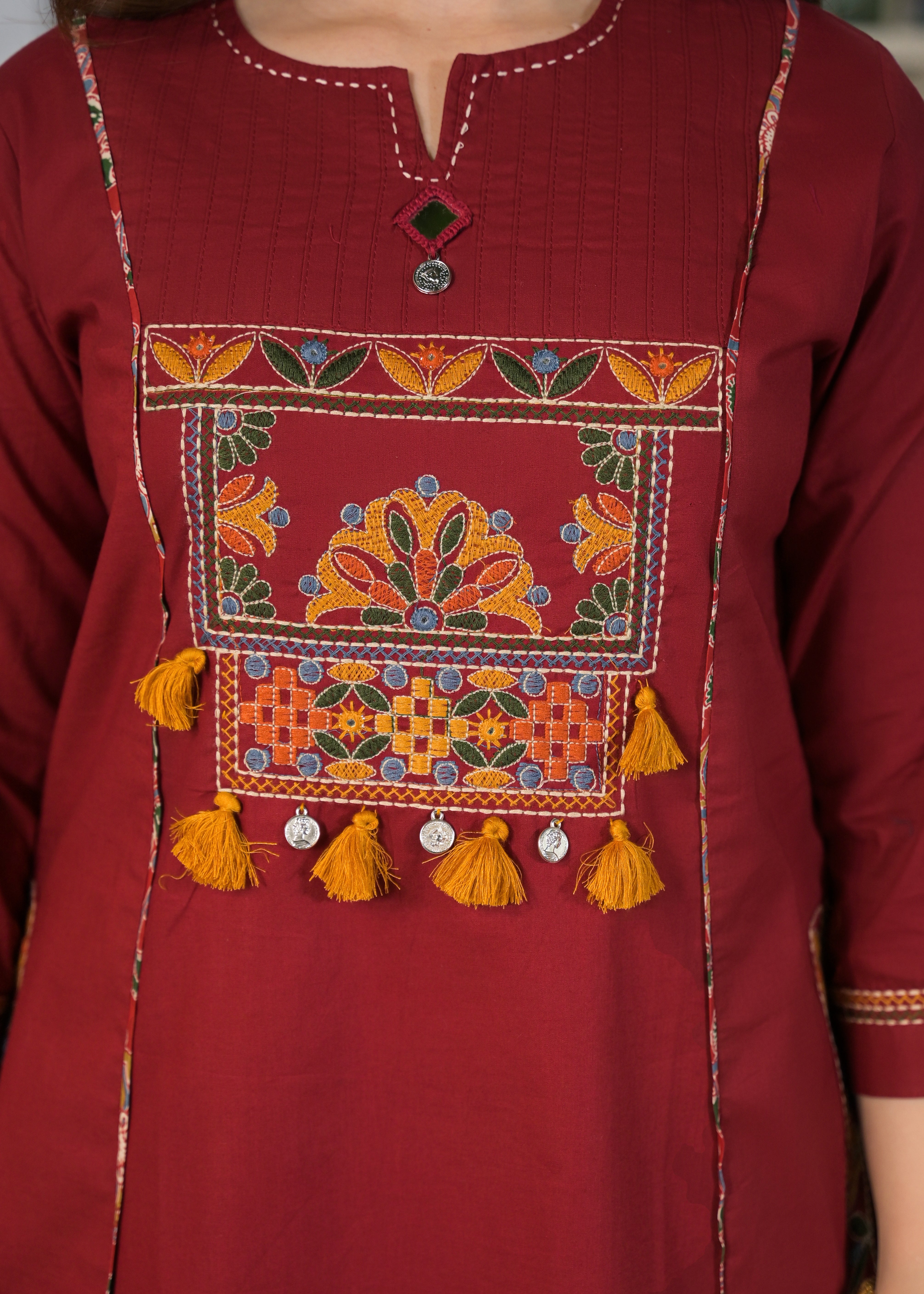 Mehfil Grace Embroidered Cotton Suit Set with Dupatta