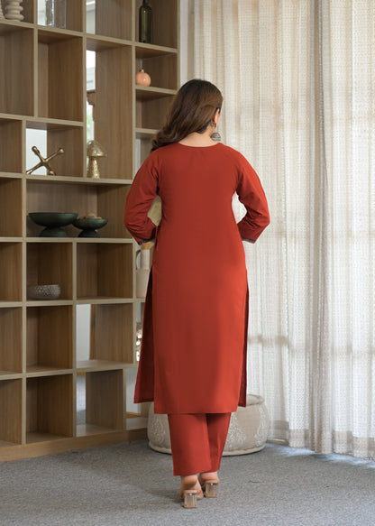 Tribal Panel Cotton Suit Set