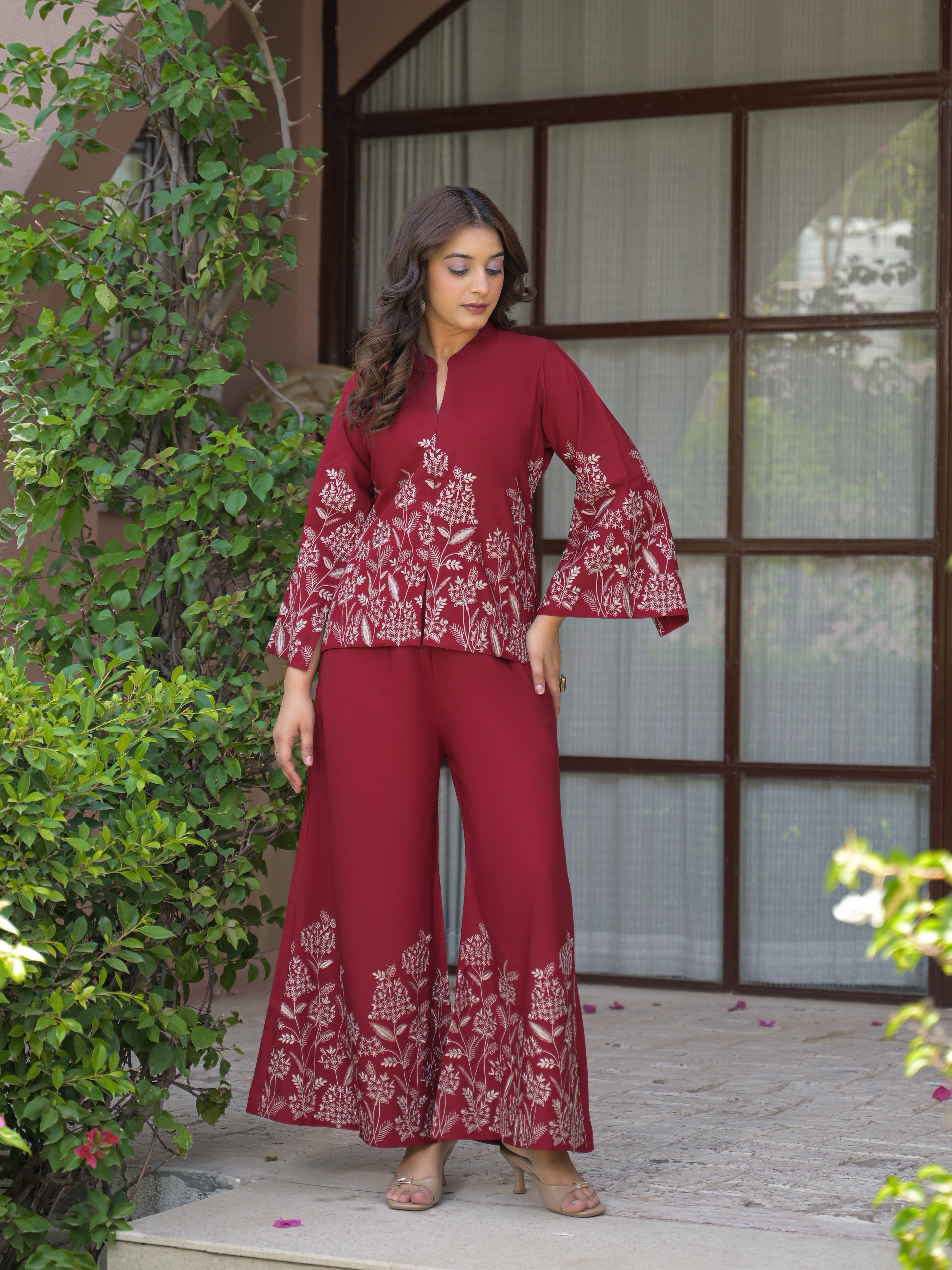 Élan Flora Luxe Coord Set