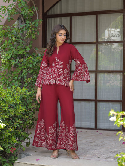 Élan Flora Luxe Coord Set