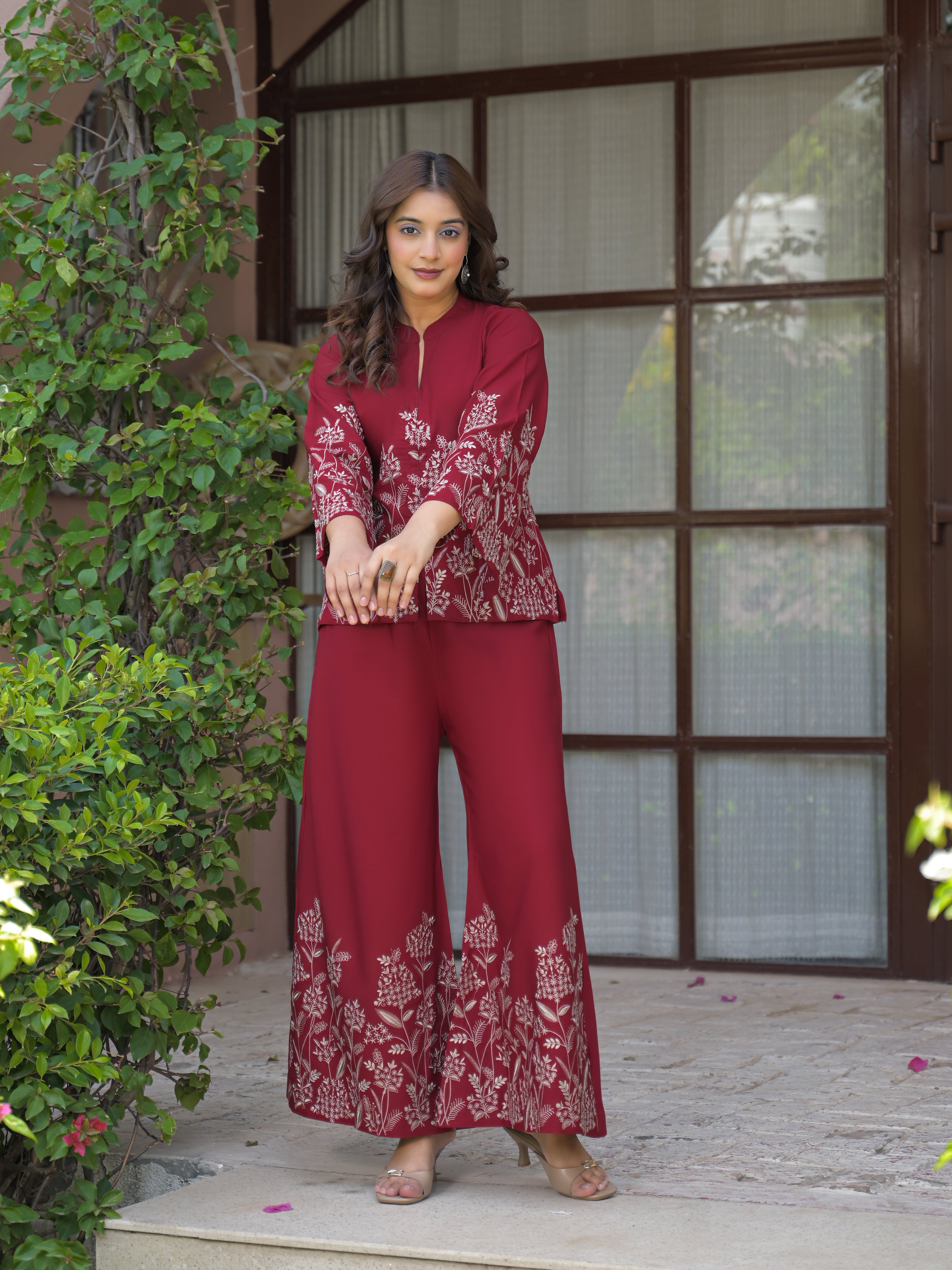 Élan Flora Luxe Coord Set