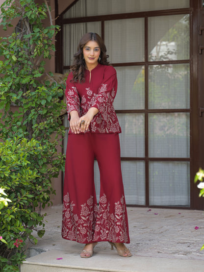 Élan Flora Luxe Coord Set