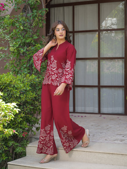 Élan Flora Luxe Coord Set