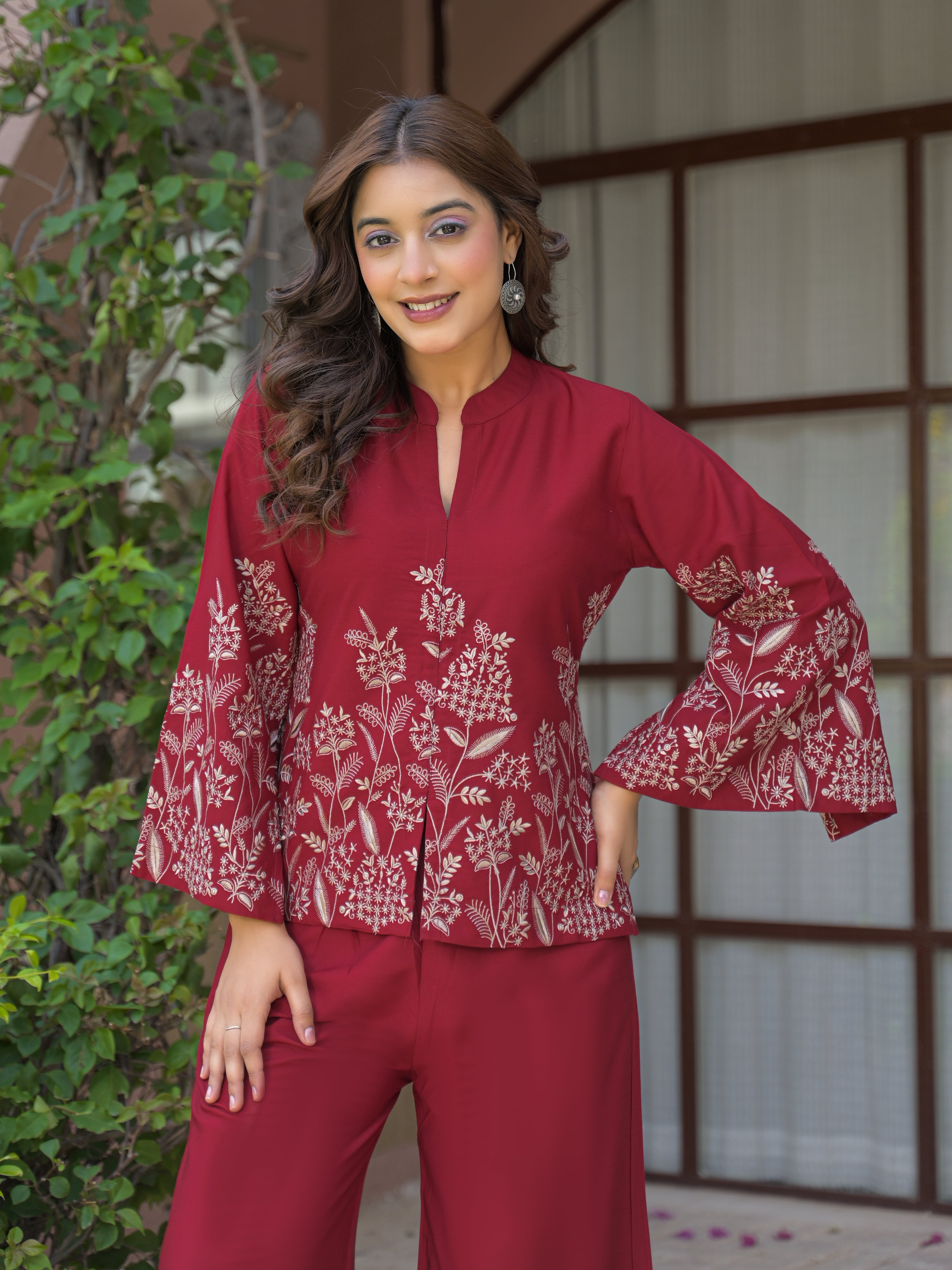 Élan Flora Luxe Coord Set