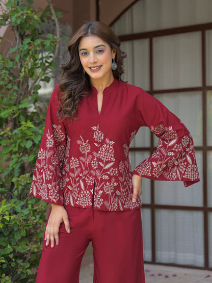 Élan Flora Luxe Coord Set