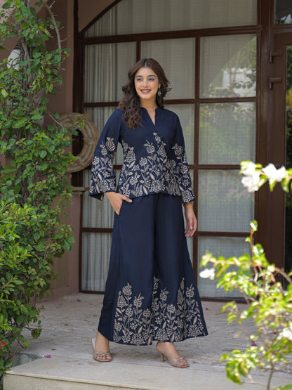 Élan Flora Luxe Coord Set