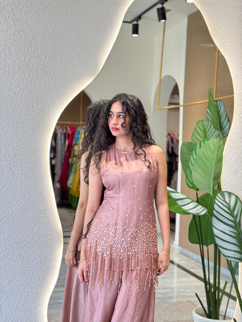 Rosé Pearl Co-ord Set
