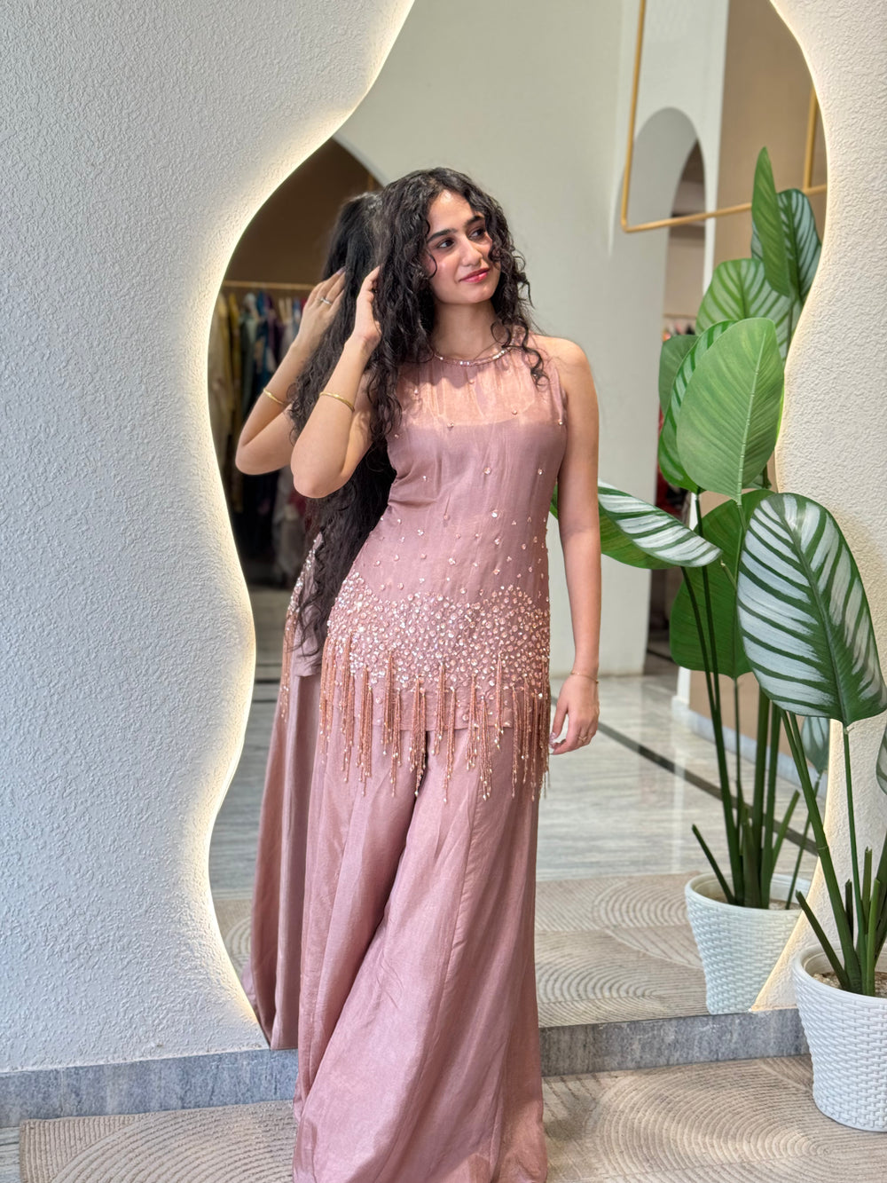 Rosé Pearl Co-ord Set