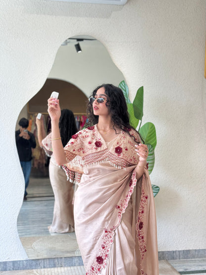 Blush Bloom Saree