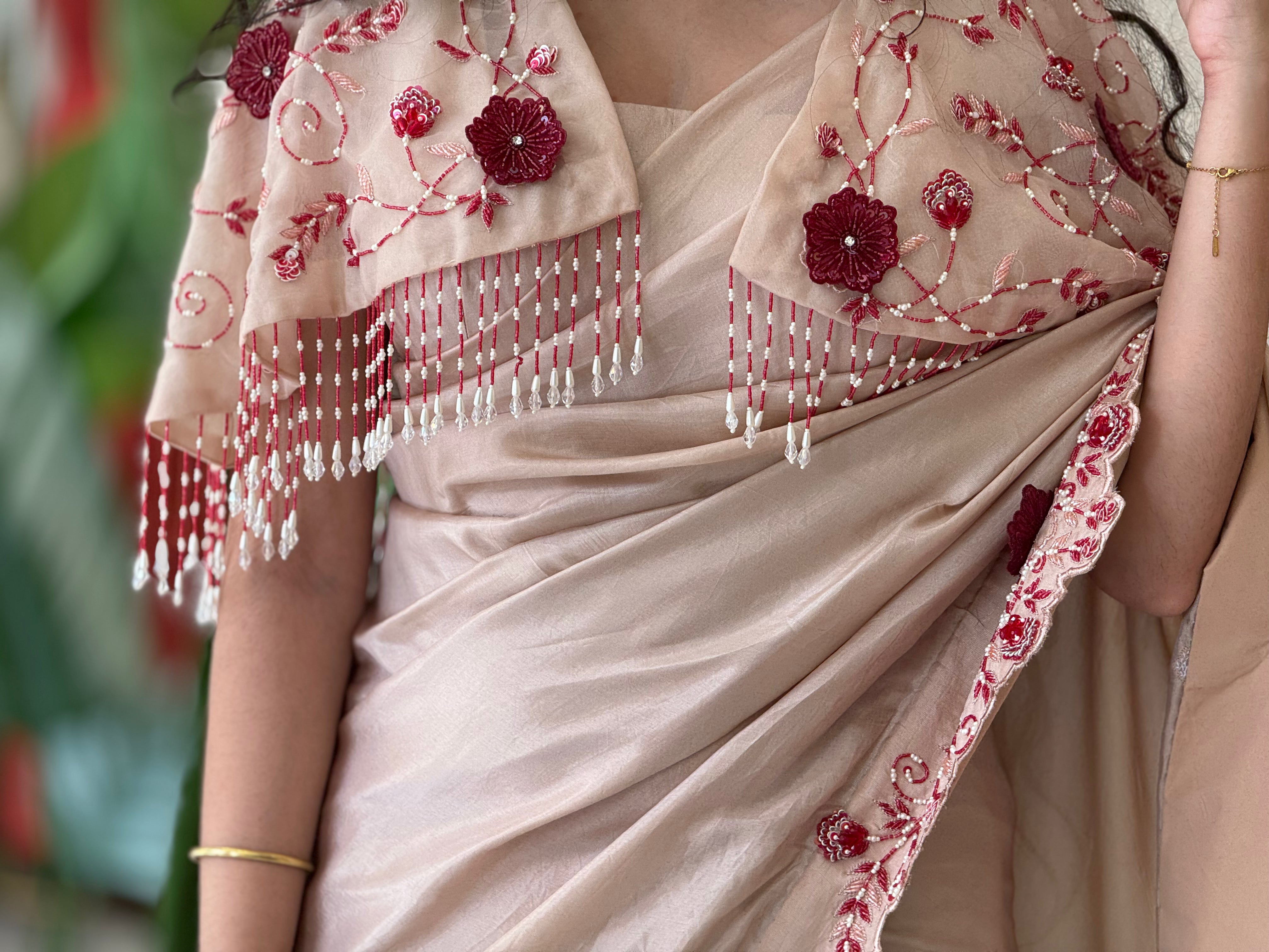 Blush Bloom Saree
